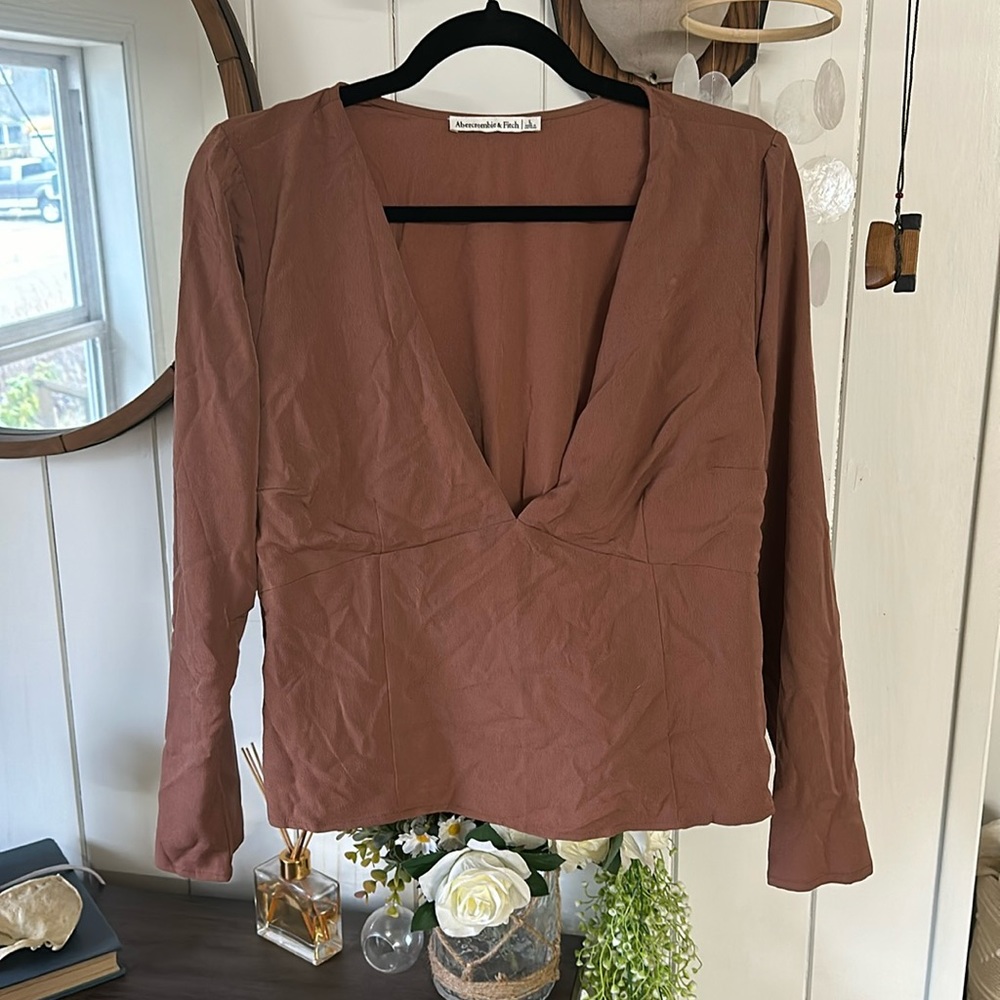 Abercrombie plunge top